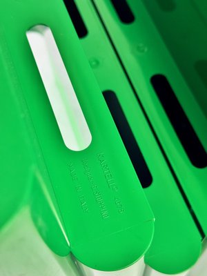 Modern Green Model 4675 Magazine Rack by Giotto Stoppino for