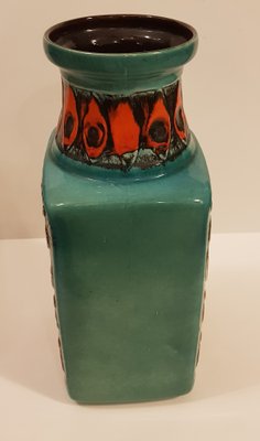 Ceramic Relief Vase by Bodo Mans for Bay Keramik, 1970s for sale