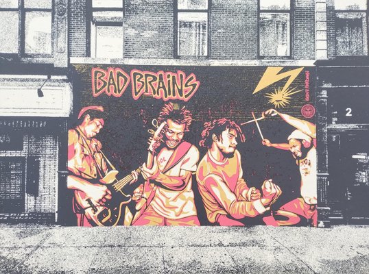 Shepard Fairey (Obey Giant), Bad Brains Bowery and Bleecker