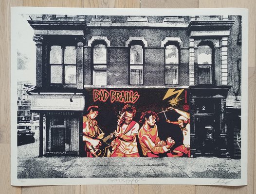 Shepard Fairey (Obey Giant), Bad Brains Bowery and Bleecker