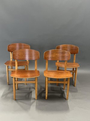 Vintage Chairs Model 122 by Borge Mögenden for Søborg Møbelfabrik