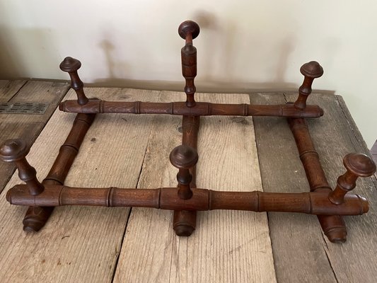 Garderobe aus Bambus-Imitat, 1890er bei Pamono kaufen