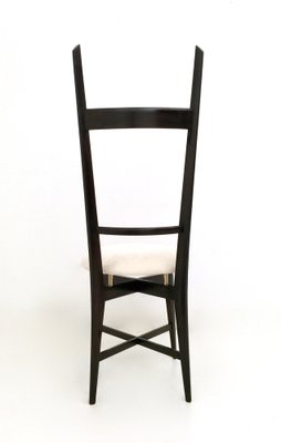 Set of Black and White Chiavari Chairs, 1950s, Set of for sale