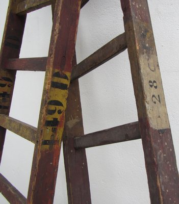 Industrial Wooden Ladder 1950s For, Old Wooden Ladders Craigslist