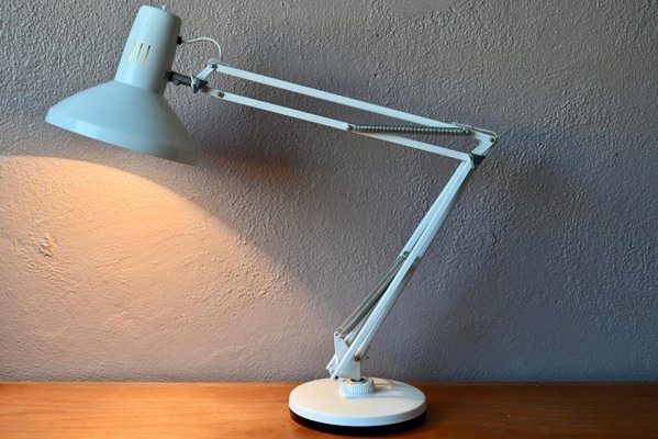 Vintage Valenti Milano Vloerlamp Design ‘70 Italië Wit Lamp | Stalamp