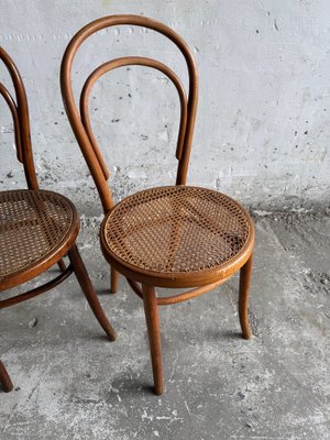 Michael Thonet Ton Rattan Chair TON No 14 Dining Chair Rattan