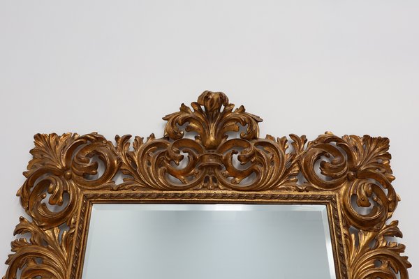 Specchio da Parete Stile Barocco 50x40 cm Bianco