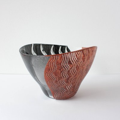 Tonga Glass Bowl by Monica Backström for Kosta Boda, 1980s for