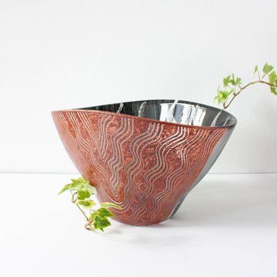 Tonga Glass Bowl by Monica Backström for Kosta Boda, 1980s for