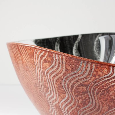 Tonga Glass Bowl by Monica Backström for Kosta Boda, 1980s for