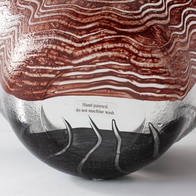 Tonga Glass Bowl by Monica Backström for Kosta Boda, 1980s for