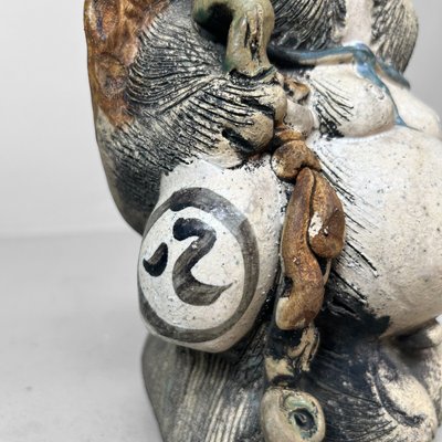 Decorative Tanuki Statue Shigaraki Ware, Japan, 1960 for sale at