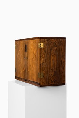 Mid Century Wall Mounted Bar Cabinet By Svend Langkilde For