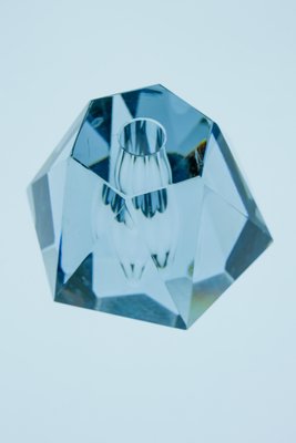 Dimond-Shaped Crystal Vase from Strömbergshyttan, Sweden for sale