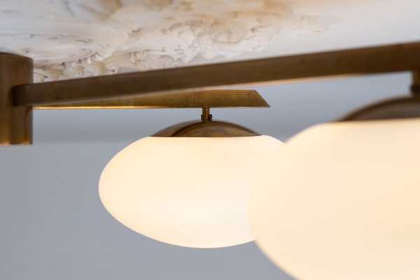 Tre Lune Ceiling Lamp by Angelo Lelii for Arredoluce, 1960s for