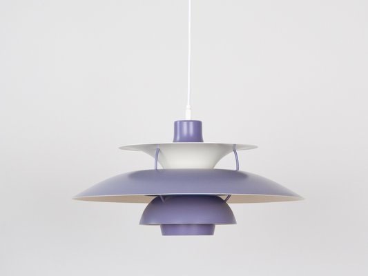 Vintage Indigo PH 5 Pendant Lamp by Poul Henningsen for Louis