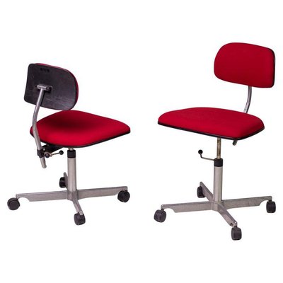 Red Kevi Desk Chair by Jørgen Rasmussen, 1968 for sale at Pamono