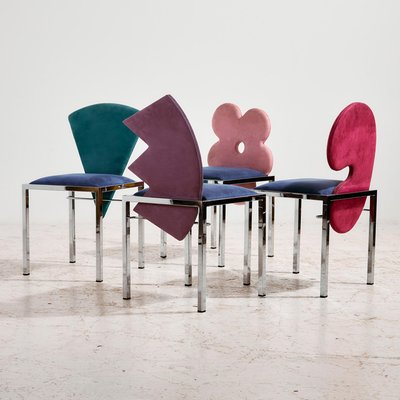 Omaggi Chairs by Salvati & Tresoldi for Saporiti Italia Omaggi Chairs by Salvati & Tresoldi for Saporiti Italia