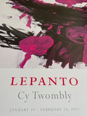 Cy Twombly, Naumackia Poster, 1992, Print for sale at Pamono