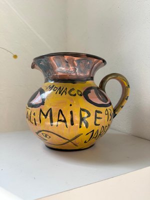 Vallauris france 陶器 Jouve Vallauris Jaber Pitcher, 1993 for sale at Pamono