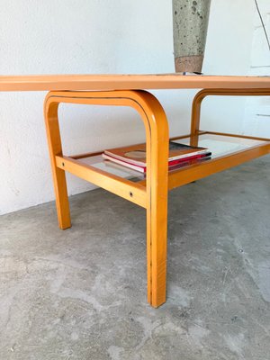 Oval Coffee Table Beech by Aalto for Ikea, 1980 for sale at Pamono