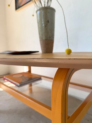 Oval Coffee Table Beech by Aalto for Ikea, 1980 for sale at Pamono