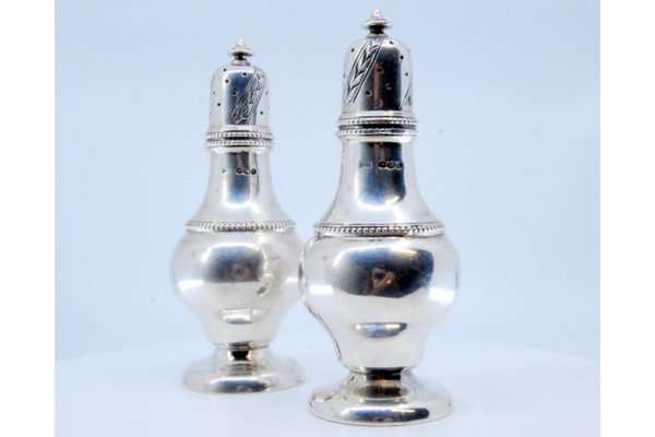 Set 2 Spargisale E Pepe In Acciaio Inox - Design Tradizionale Con Marchio S E P | Argento - Foto 5