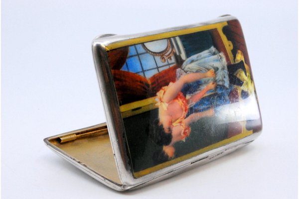 vintage cigarette box Gorham Sterling Cigarette Box vintage cigarette box Gorham Sterling Cigarette Box