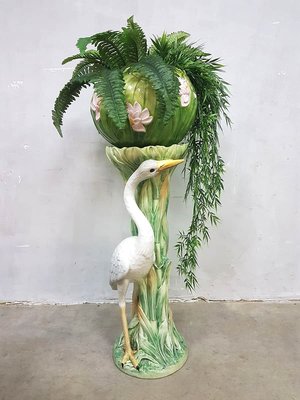 Vintage Italian Ceramic Plant Stand