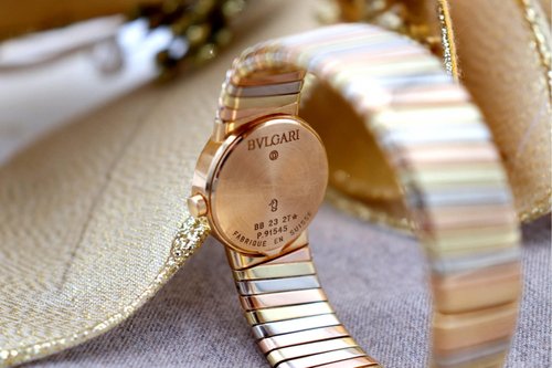 Tricolor Gold Watch from Bulgari for sale at Pamono