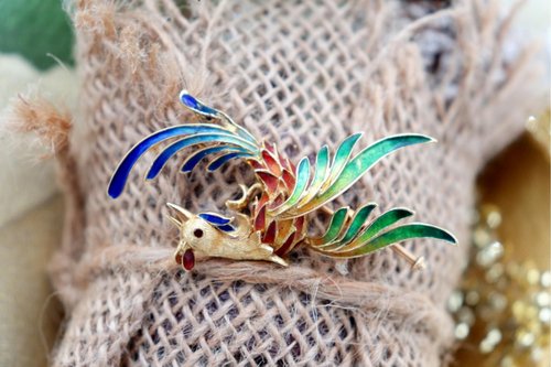 NEWEI Spilla A Forma Di Colibrì Per Donne E Ragazze: Gioiello Smaltato Ipoallergenico, Regalo Unico