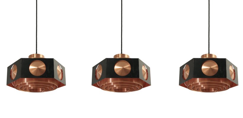 Mid Century Ceiling Lights From Tr Co 1960s Set Of 3