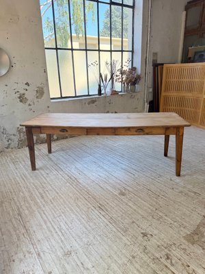 Pine Farmhouse Table, 1950s for sale at Pamono - Main Image