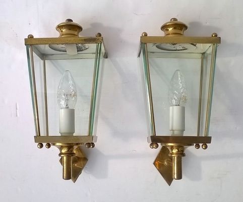 Plafoniere Da Parete : Lampade da parete di pietro chiesa per fontana arte anni 50 set