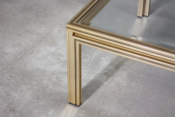 Gold Square Coffee Table By Pierre Vandel 1970s For Sale At Pamono