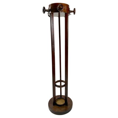 Viennese Secession Wooden Coat Rack in the style of Hoffmann