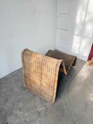 Hestra Woven Wicker Armchair attributed to Ikea 1982, 1980s for
