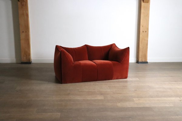 Divano Le Bambole in velluto di Mario Bellini per B&B Italia, anni