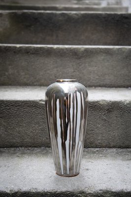 Areaware / BRUSH VASE CHROME 花瓶 Chrome Vase 0001 by John Nordenstein for sale at Pamono