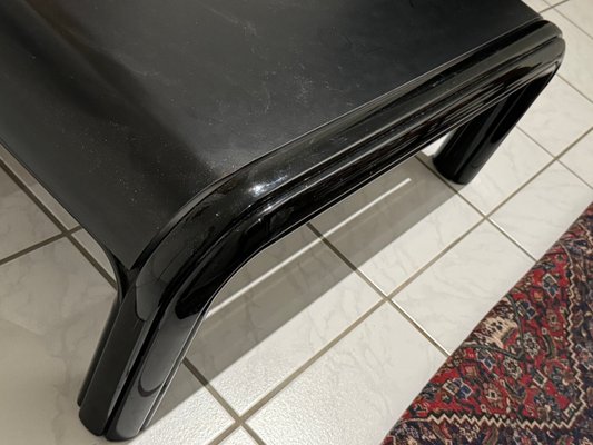 All Black Orsay Table by Gae Aulenti for Knoll International