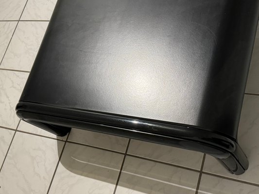 All Black Orsay Table by Gae Aulenti for Knoll International