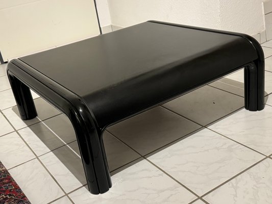 All Black Orsay Table by Gae Aulenti for Knoll International