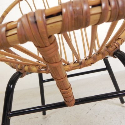 Bambus Kindersthle aus Rattan von Rohe Noordwold,e 1950er, 2er Set bei  Pamono kaufen