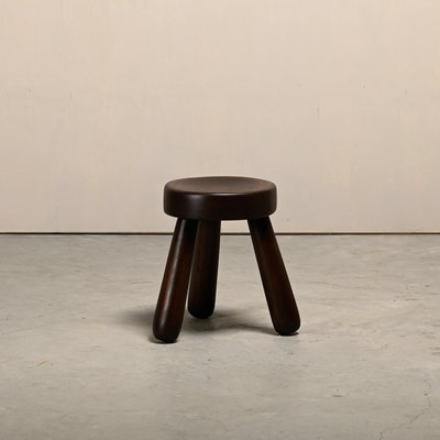 Wooden Tripod Stool in the style of Ingvar Hildingsson