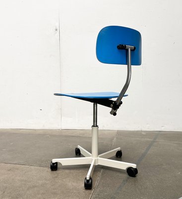 Mid-Century Danish Swivel Architects Office Chair by Jørgen