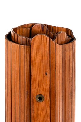 フランス ビンテージ SNSA Wood Screen スクリーン aalto French Tambour Screen from S.N.S.A for sale at Pamono