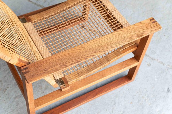 Borge Mogensen /model 2254 オーク/ラタン/オットマン Model 2254 Armchair by Borge Mogensen for sale at Pamono