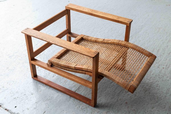 Borge Mogensen /model 2254 オーク/ラタン/オットマン Model 2254 Armchair by Borge Mogensen for sale at Pamono