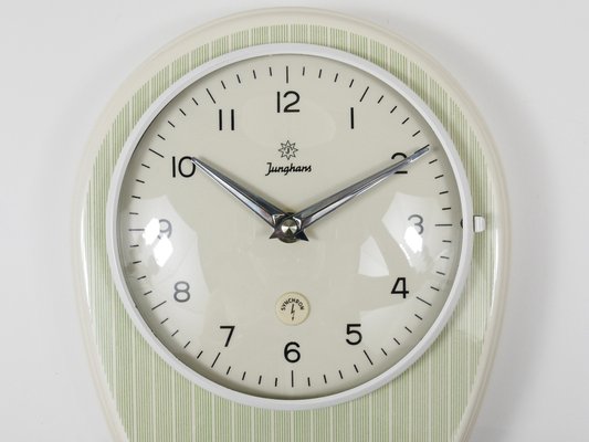 Mid-Century Wall Clock & Timer in the style of Striped Max
