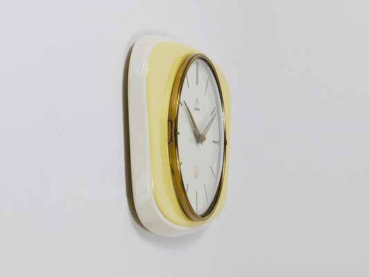 Horloge murale - horloge murale - Art déco - Bois - 1950-1960 - Catawiki
